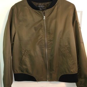 Forever 21 Khaki Green Bomber